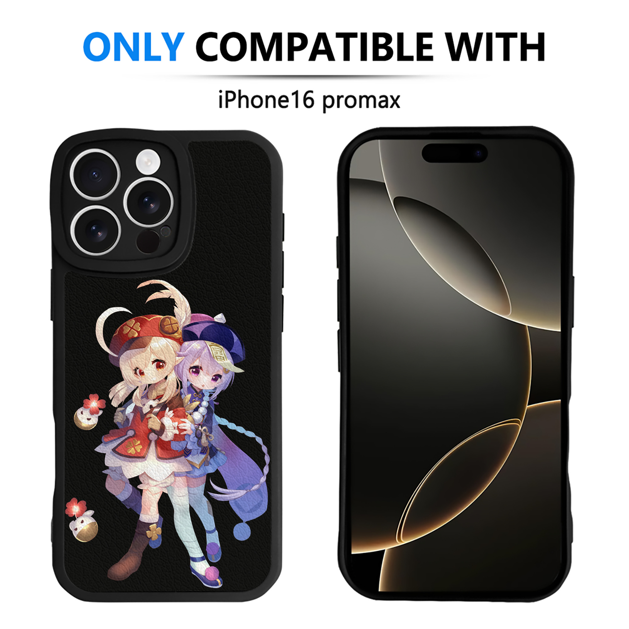 げんし神 七七 なな  genshin Nana 【iPhone 16シリーズ対応】シリコンスマホケース（レザー調） 材質：シリコン